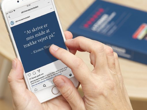 Skriveværkstedet / nyhedsbreve og sociale medier